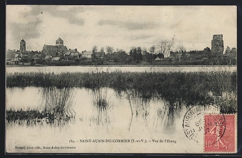 Cpa saint aubin cormier - cpa, saint-aubin-du-cormier