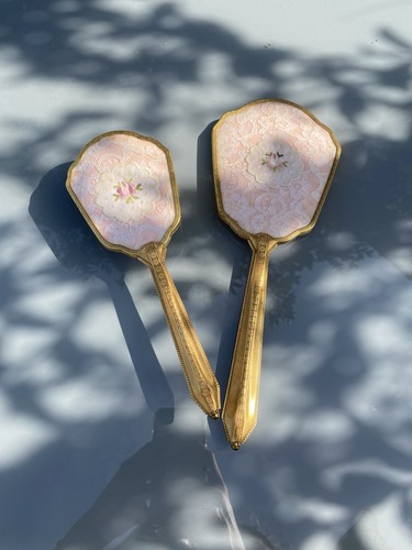 Set vintage miroir - main, et