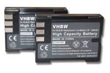 2 Batteries pour Olympus E-30 E-300 E-330 C-5060 wide E-1 E-3 E-500 1200mAh 7,2V