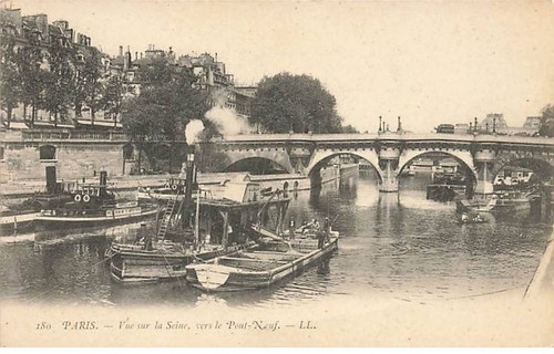 Paris vue sur seine - -,