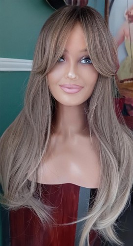 Perruque blonde longue claire
