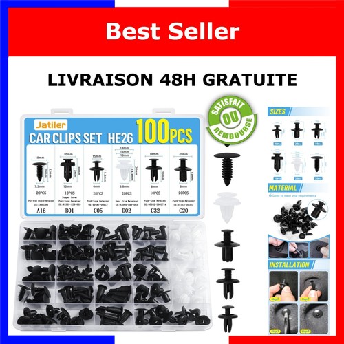 Clips rivets carrosserie - clips,