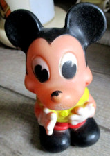 Disney-Pouet Mickey- Ledraplastic - Gravé éléphant- Années 60 - 14cm