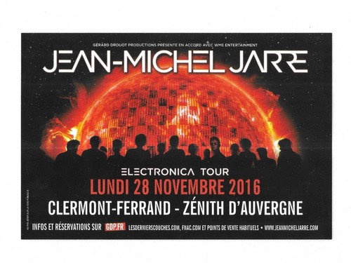 Flyer jean michel jarre - flyer,