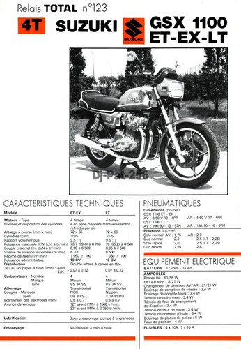 Fiche technique moto - moto, :