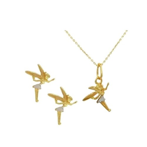 Parure pendentif fée - parure,