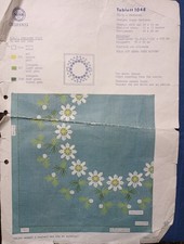 Sweden Niab Nordiska Design Started Small Table topper Kit On Canvas