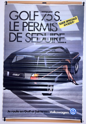 Affiche publicitaire vintage