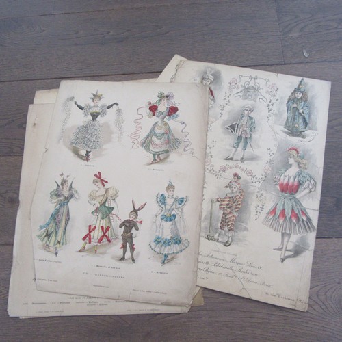 Lot gravures modes de - de,