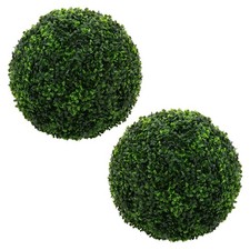 Lot de 2 boules de buis