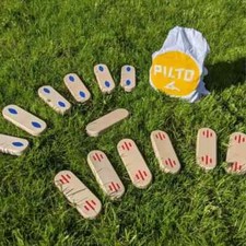 PILTO Jeu d'adresse Précision Lancer Exterieur en Bois Fabrication 100% France