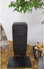 Markone Magnus Cheminée Avec Brique Réfractaire GT7PR Noir Four Atelier