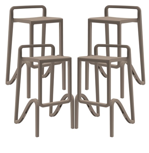Tabouret haut empilable pour - haut,