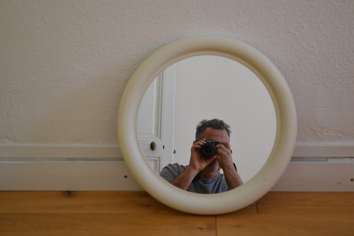 Miroir rond plastique - miroir,