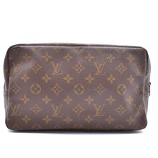 LOUIS VUITTON Trousse Toilette 28 Clutch Hand Bag Monogram Brown M47522 67AA031