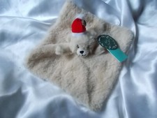 Doudou ours beige fourrure