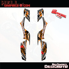 Fits KAWASAKI KFX 700 2003-2009 Graphics Kit Decals Stickers Thor Design TO 