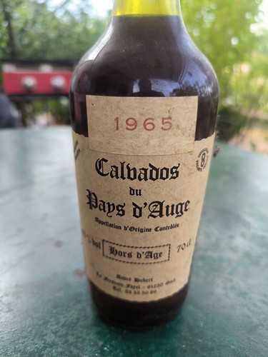 Bouteille calvados pays auge - calvados, d'auge