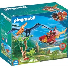 Original PLAYMOBIL® Dinos 9430 - Hélicoptère Avec Ptérosaure