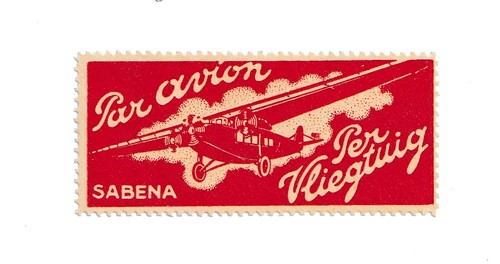 Sabena belgium airline - airline, 1930