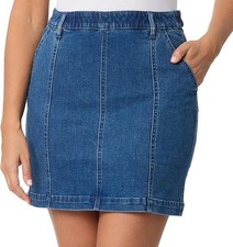 Briggs Women's Stretch 4 Pocket Denim Skirt Skort