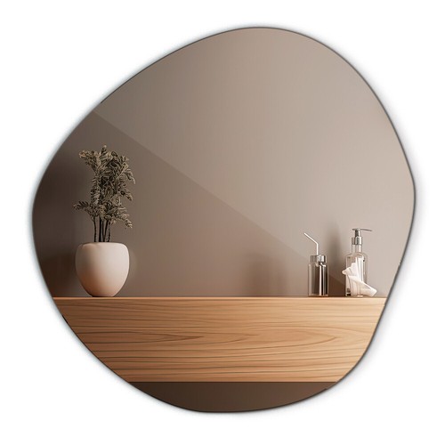 Grand miroir irrégulier - irrégulier, ovale