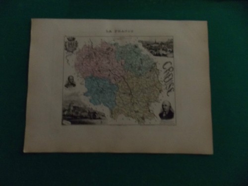 Creuse carte atlas migeon - atlas,