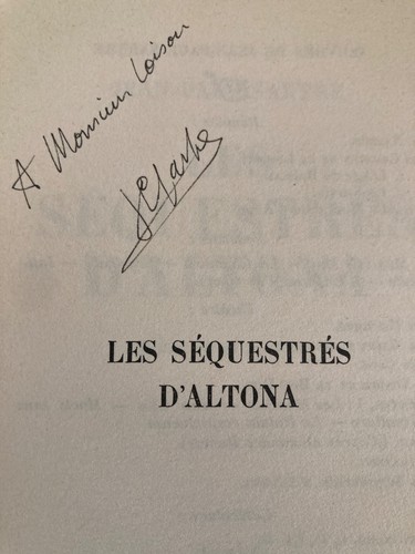 Autographe dedicace jean paul - jean,