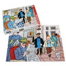 Tintin 60 Piece Puzzle + Games Poster Nathan Hergé 1994