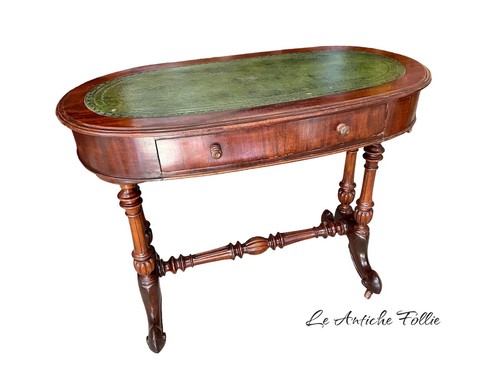 Bureau roulettes ovale en - roulettes,