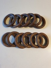 *** Lot 12 Anneaux Bois pour