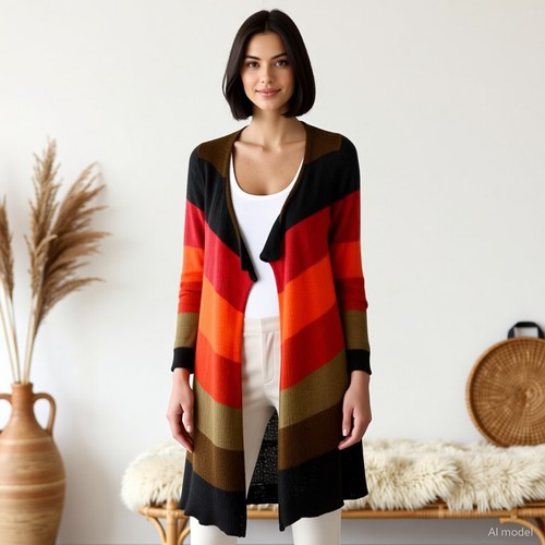Boho lagenlook gilet - lagenlook,