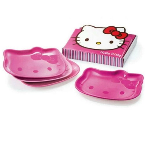 Tupperware hello kitty plates - kitty,