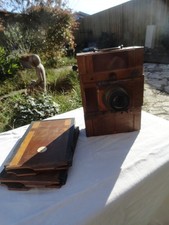 Chambre photographique ancienne en bois