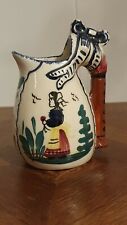 HB quimper bagpipe/Biniou shaped milk or cream jar. 