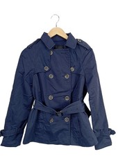 ZARA BASIC Manteau court Dames Manteau T EU 38 bleu style décontracté