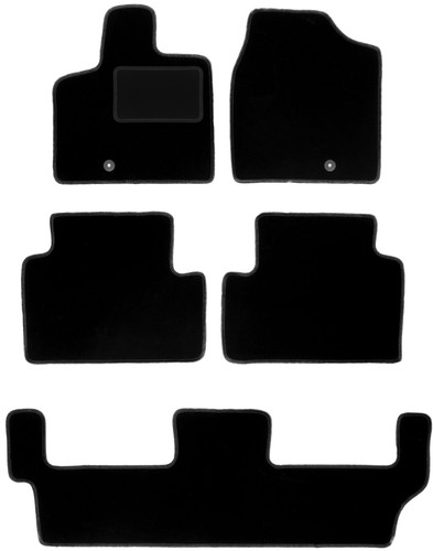 Tapis sol velours noir - de,