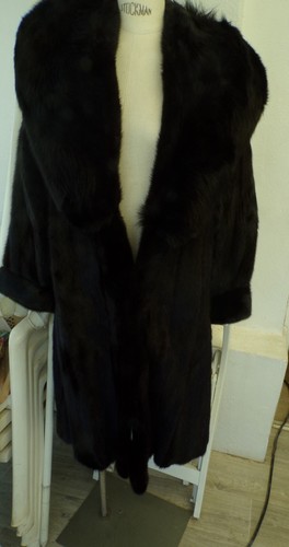 Manteau fourrure véritable - de,