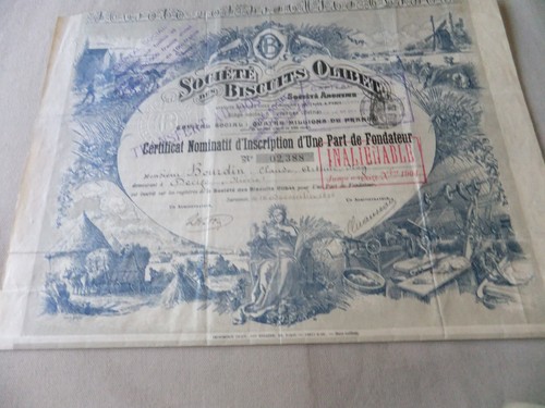 Titre action ancienne ste - titre,