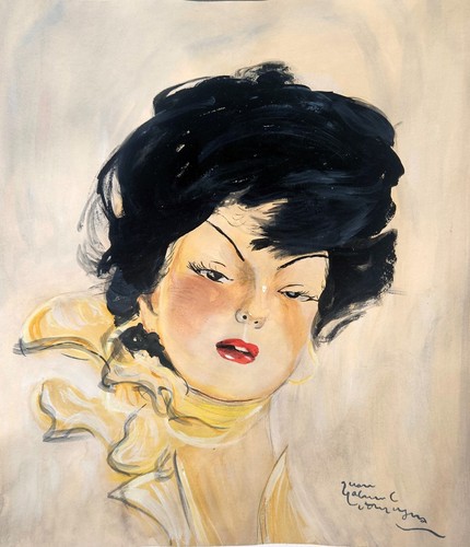 Tableau ancien portrait