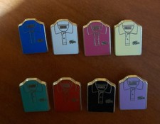 8 Pin's Polos Lacoste Roland