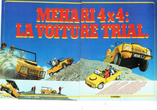 Advertising 03 24 1979 Citroen Mehari 4x4 Trial Car 2 Pages