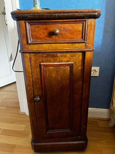 Table chevet noyer style - chevet,