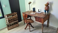 Bureau ancien XIXᵉ en bois