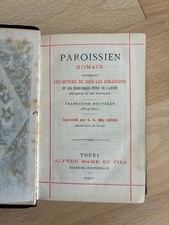 Paroissien Romain ancien - 1900 - Alfred Mame et Fils - Très bon état