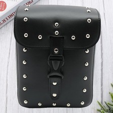 1pc sacoche de selle moto PU sacoche électromobile de voyage à