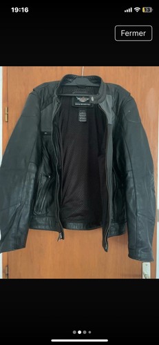 Blouson cuir moto - cuir, harley
