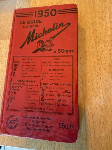 Ancien livre guide michelin - ancien,