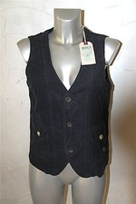 gilet sans manches velours