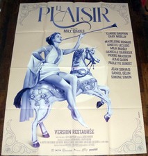 LE PLAiSiR - PLEASURE Max Ophüls  Simone Simon de Maupassant LARGE french POSTER